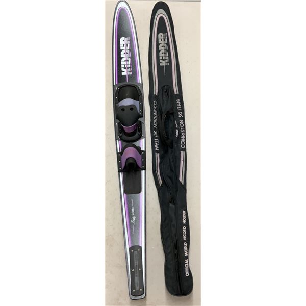 Kidder Supreme Slalom Water Ski with Bag, 64.5 Inch, Competition Ski Team
