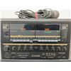 Image 2 : Vintage Panasonic Karaoke Stereo - 8-Track, 2 Cassette Decks, Echo Mic and Singing Machine Tapes