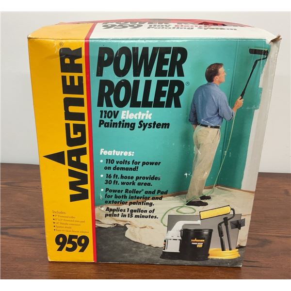 Wagner Power Roller 959 110V Electric Painting System in Box