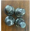 Image 4 : Birks Sterling Silver Salt and Pepper Shakers Plus Silver Plated Candlesticks and Bowl