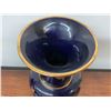 Image 4 : French Romance in Cobalt - 3 Limoges Style Porcelain Pieces with Gold Colonial Couple Decor