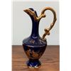 Image 5 : French Romance in Cobalt - 3 Limoges Style Porcelain Pieces with Gold Colonial Couple Decor