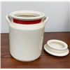 Image 16 : 6 Ceramic Vases, Pitcher, and Farmall Ceramic Canister