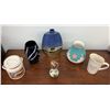 Image 1 : 6 Ceramic Vases, Pitcher, and Farmall Ceramic Canister