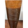 Image 5 : Wood Candle Holder with Bee Candle, Medalta Potteries Crock, and Carved Pottery Lantern
