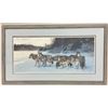 Image 1 : Canadian Wildlife Art - 1 Brent Townsend Signed Wolf Pack Lithograph