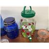 Image 5 : Glass Storage Jars, Dispenser, Maple Bottle, and Additional Unpictured Glassware