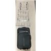 Image 1 : Olympia Rolling Carry-On Suitcase with 6 Assorted Metal Multi-Tier Pants Hangers