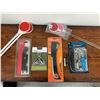 Image 1 : Various New Tools in Packaging: Fiskars Saw, Cabela's Multi-Tool, Jobmate Laser, Utility Knife