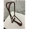 Image 1 : Collapsible Saddle Rack - 1 Wall Mounted Steel Tubular Saddle Holder for Barn or Tack Room