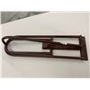 Image 3 : Collapsible Saddle Rack - 1 Wall Mounted Steel Tubular Saddle Holder for Barn or Tack Room