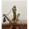 Image 5 : 2 Handmade Straw Brooms, Brass Bowl, Golf Key Holder, and 4 Mug Set