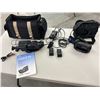 Image 9 : Collection of 2 Working Sony Video8 Handycams - 1 CCD-F70 8x Zoom, 1 CCD-TR77 10x Zoom with Extras