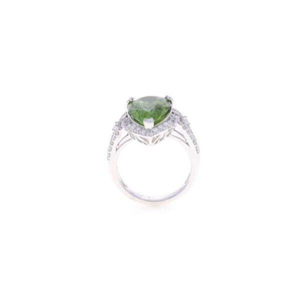4.8ct Paraiba Tourmaline VS2 Diamond Platinum Ring