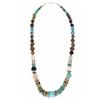 Image 1 : Navajo T&R Singer Sterling Multistone Necklace
