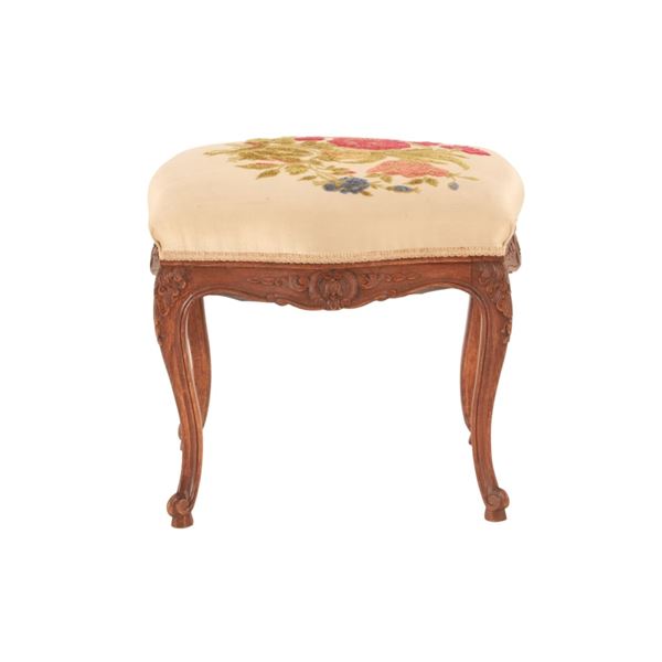 Louis XV Style Tabouret Stool, circa 19th Century