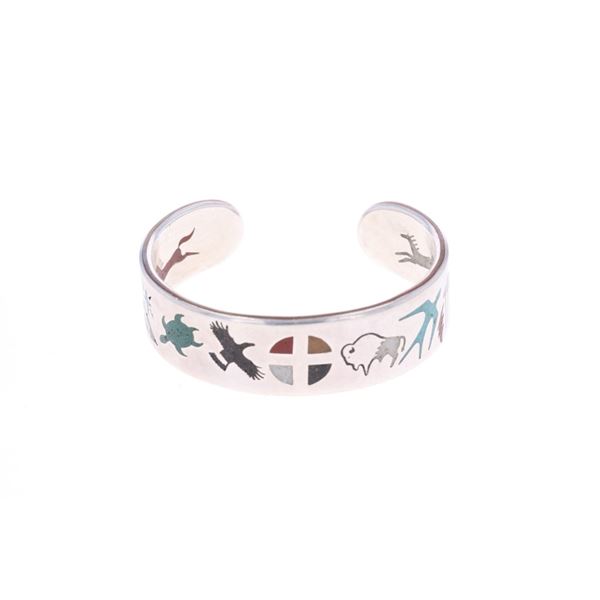 Lakota Sterling Silver "Circle of Life" Bracelet