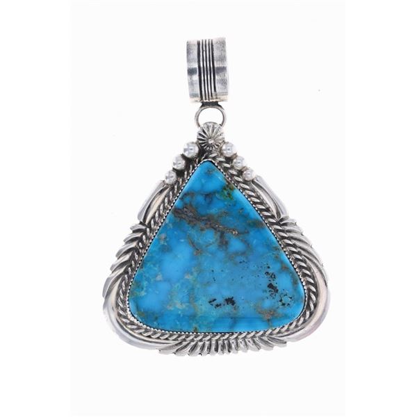 Rare Massive Morenci Turquoise by Navajo Alvin Joe