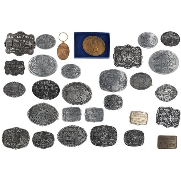 Hesston NFR Commemorative Buckles, 2000-2010