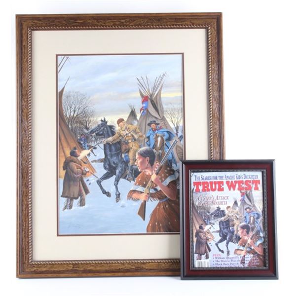 Gary Zaboly Original Custers Attack At Washita