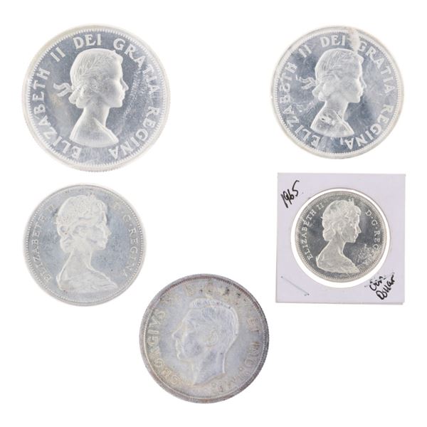 1937-1965 Canadian Variety Silver Coin Collection