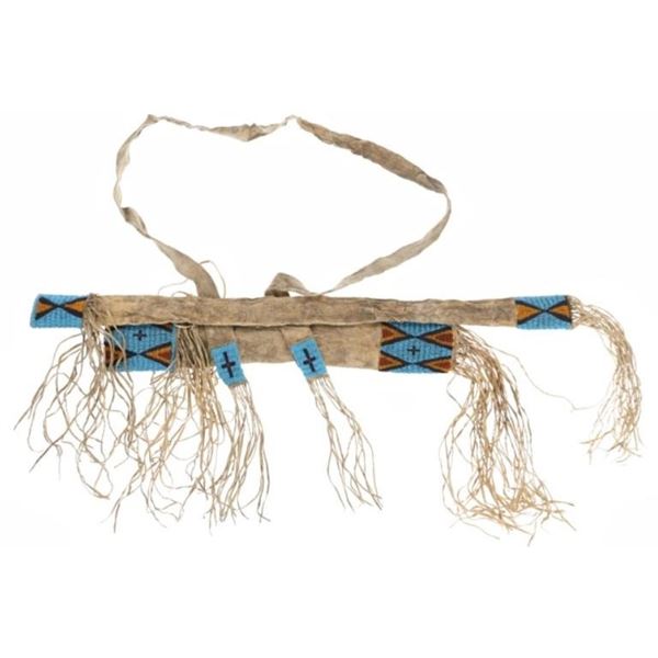 ca. 1870 Arapaho Beaded Bowcase & Quiver ex-Museum