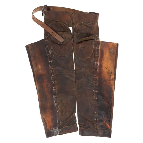 Ca. 1950's Montana Leather Shotgun Working Chaps