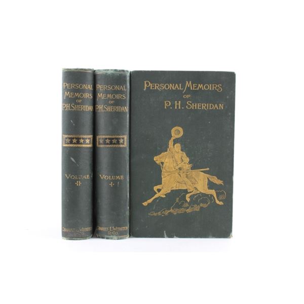 1888 1st Edition Personal Memoirs of P.H. Sheridan