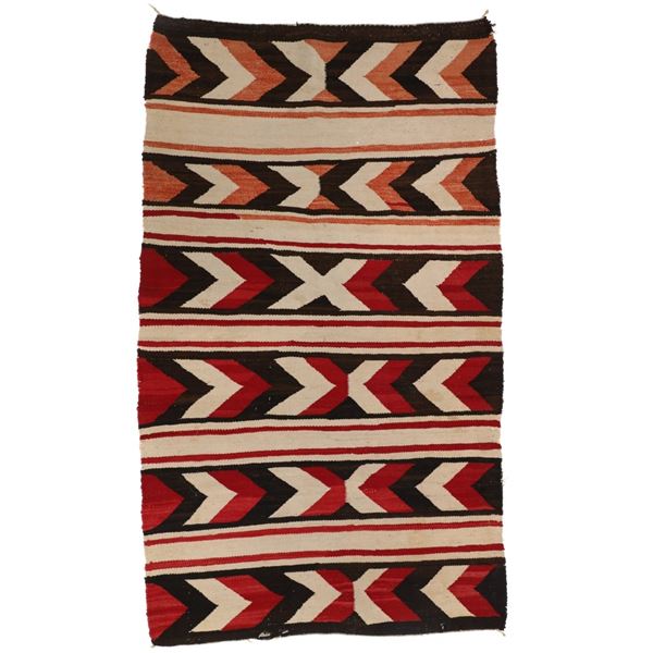 ca. 1905-1915 Navajo Germantown Eyedazzler Blanket