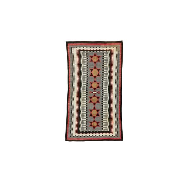 c. 1910 Navajo Ganado Large Rug ex-Hubbell Trading