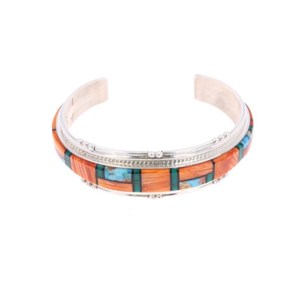 Navajo Joan Douglas Multistone Inlay Bracelet