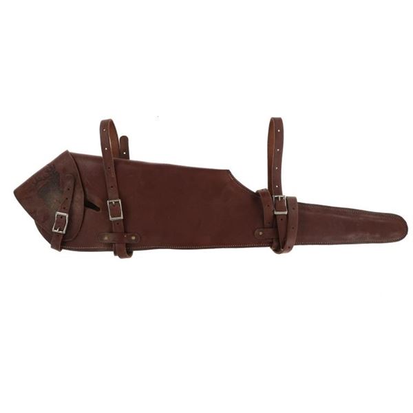 Handmade Leather Rifle Scabbard From Ennis, MT