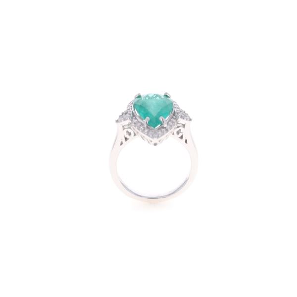 LUXURY 3.72ct Emerald VS2 Diamond Platinum Ring
