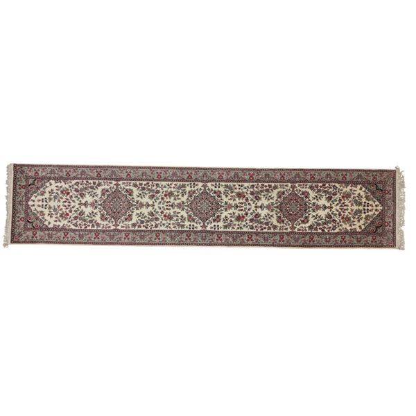 Antique Mahal Persian Runner Rug