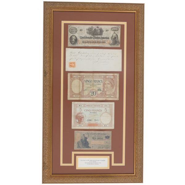 1862 $100 Confederate States Note Collection