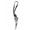 Image 1 : Navajo T & R Singer Sterling Silver Turquoise Bolo
