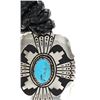 Image 4 : Navajo T & R Singer Sterling Silver Turquoise Bolo