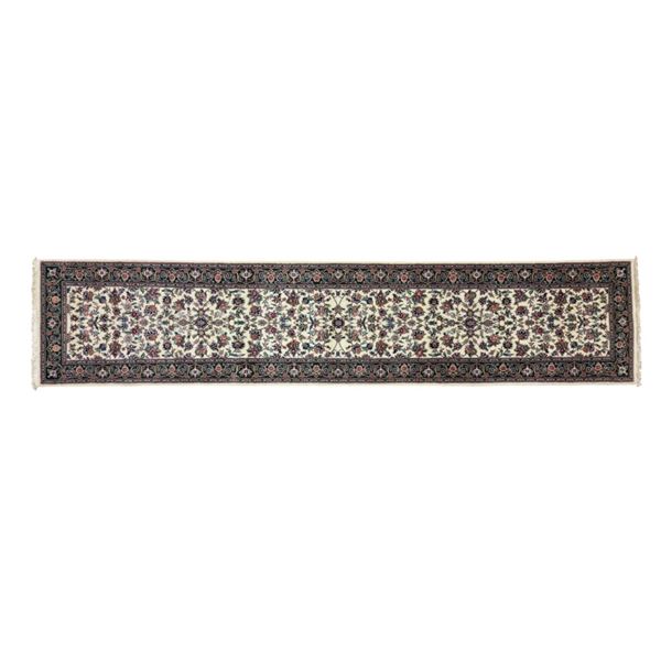 Antique Persian Serapi Hand-knotted Wool Runner