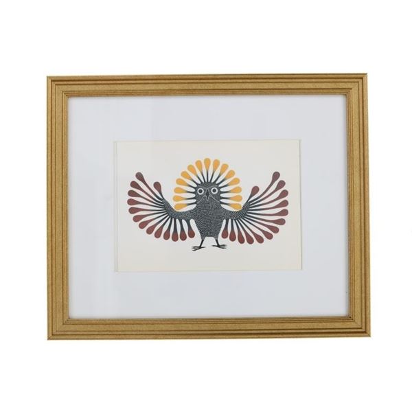 Kenojuak Ashevak (1927-2013) Stonecut Artwork