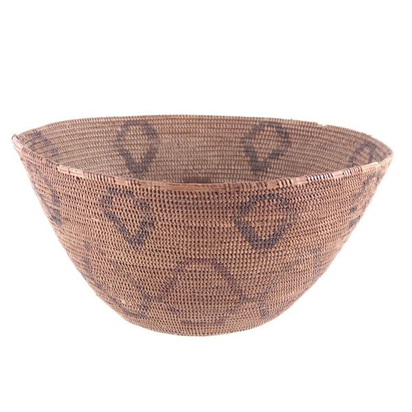 c. 1890 Yokut Indian Rattlesnake Gathering Basket