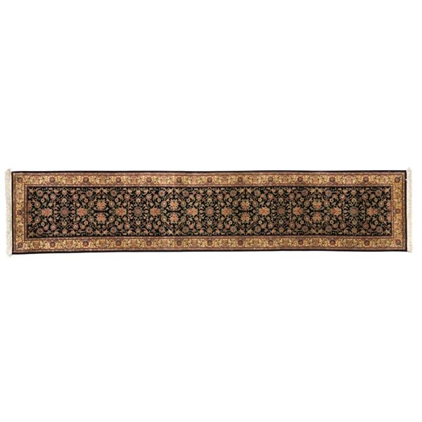 Antique Persian Oushak Wool Runner Rug