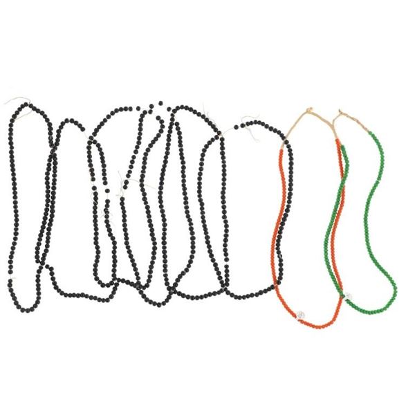 Hudson Bay Red Green & Black White Heart Necklaces