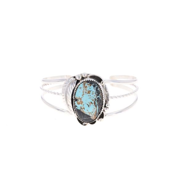 Navajo H Tsosie Sterling Silver Dry Creek Bracelet