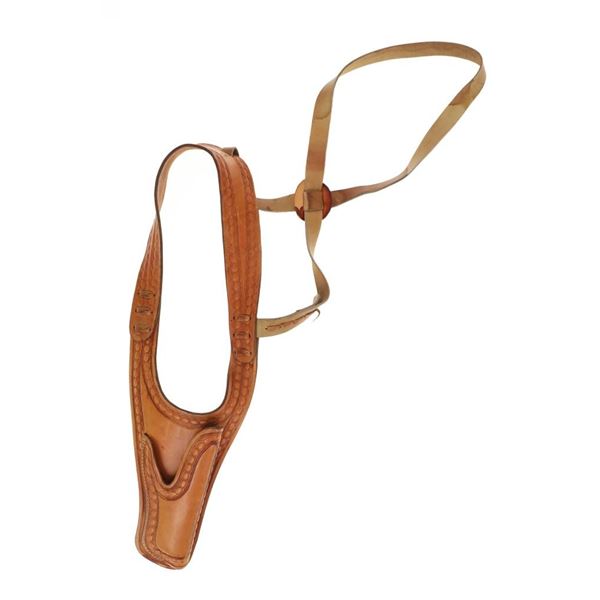 Colt 1911 Hand Tooled Leather Shoulder Holster