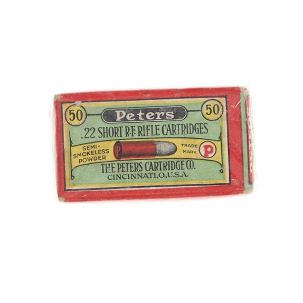 The Peters Cartridge Co .22 Short Rifle Cartridges
