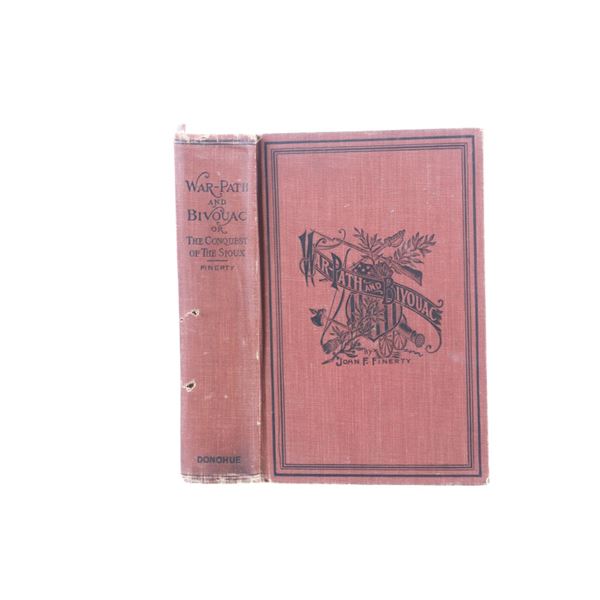 "War Path and Bivouac" 1st Edition 1890, Finerty