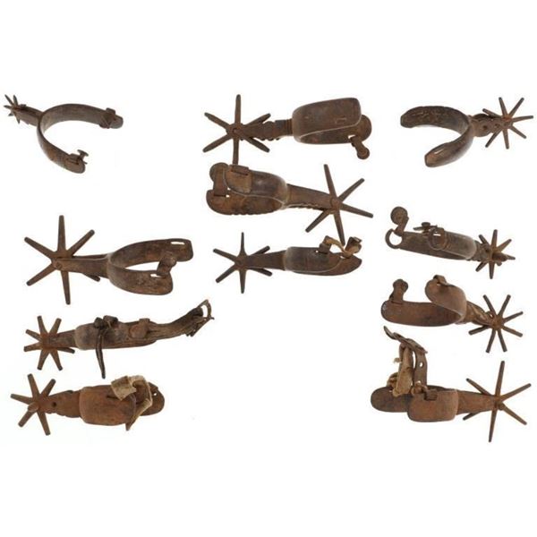 19th C Vaquero Ornate Single Ranch Spur Collection