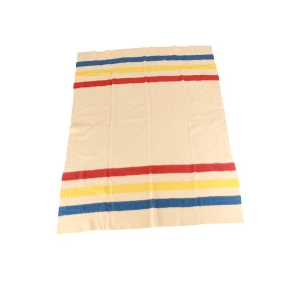 Hudson Bay Pattern Wool Indian Point Blanket
