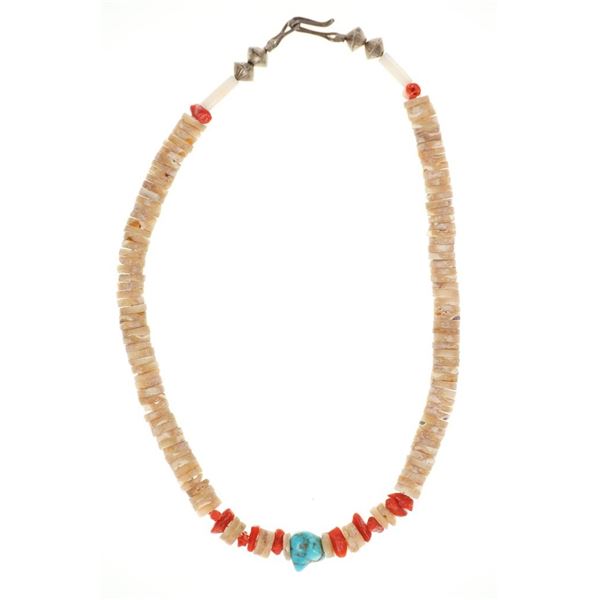 1950’s Santo Domingo Pueblo Shell Necklace