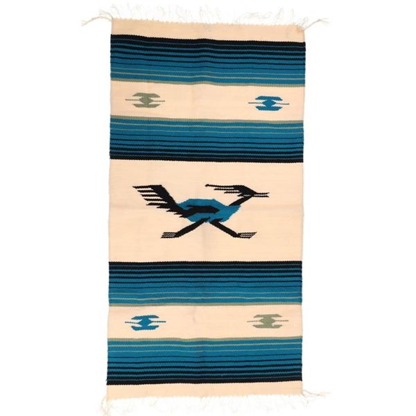 Zapotec Roadrunner Wool Rug Runner